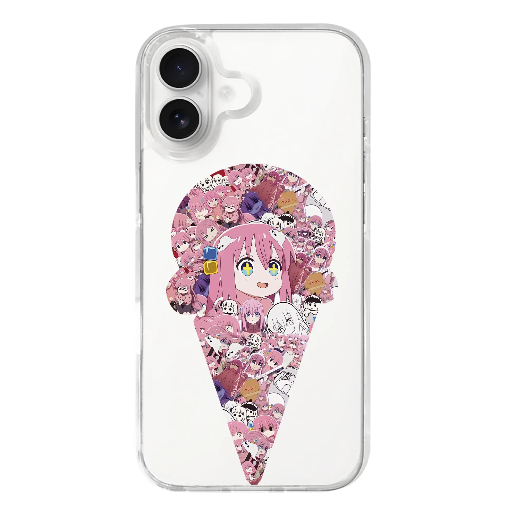 ぼっちざろっく！ グッズ,後藤ひとり - iPhone 17シリーズ 透明スマホケース – 薄型・耐衝撃・精密フィット保護カバー